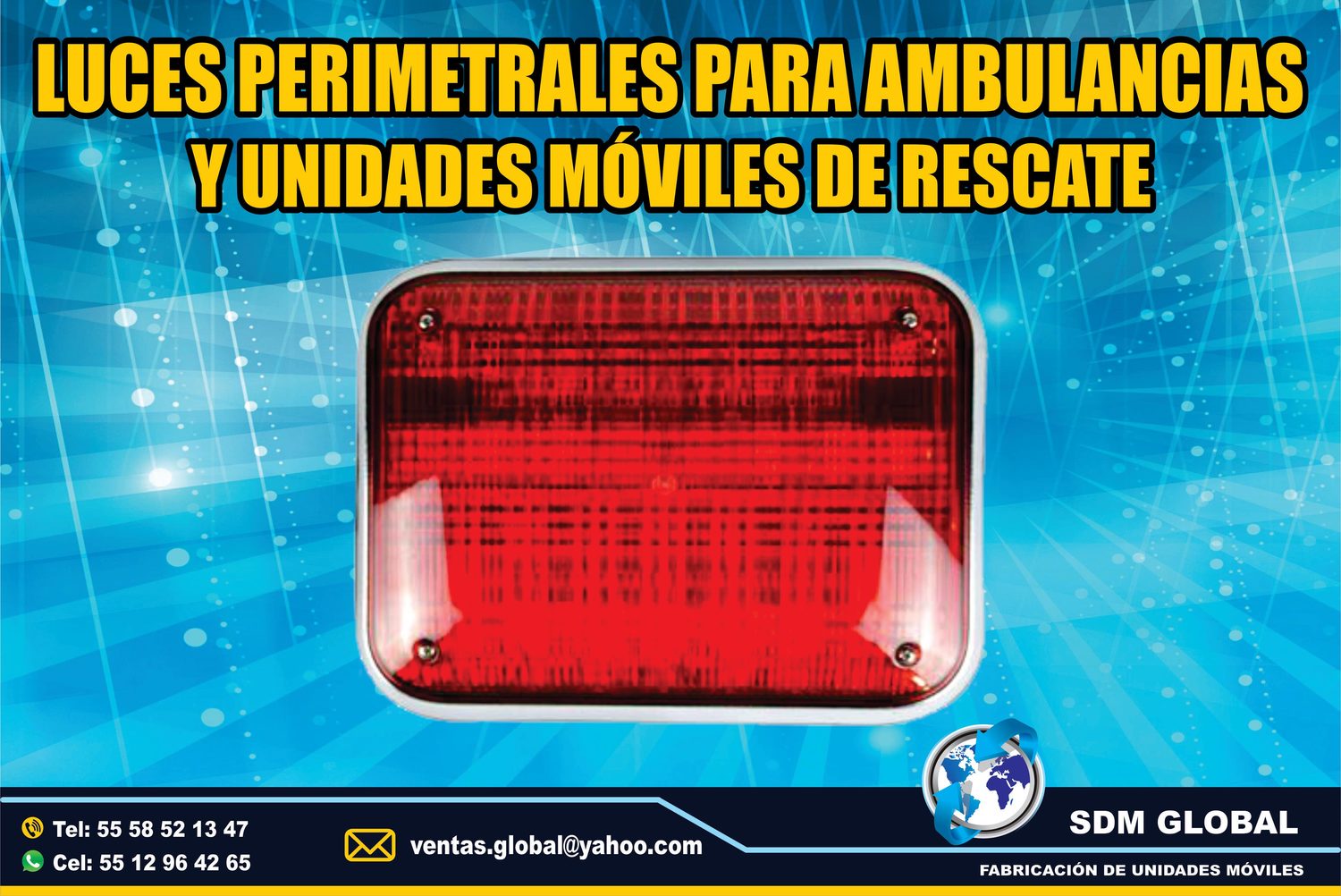 Venta de Luces Perimetrales para Ambulancias de Traslado