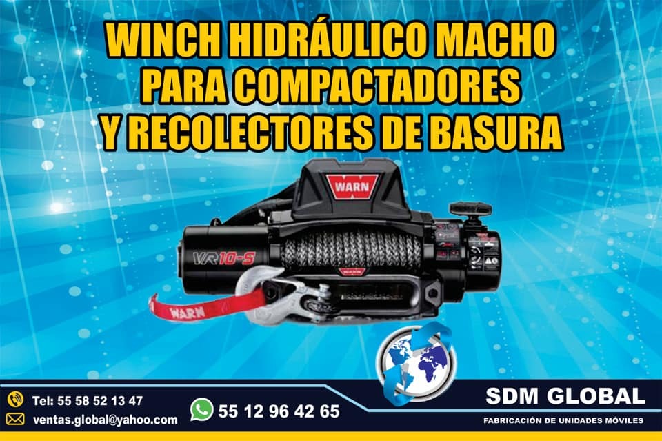 Venta de Winch Hidrahulico para compactadores recolectores de basura 