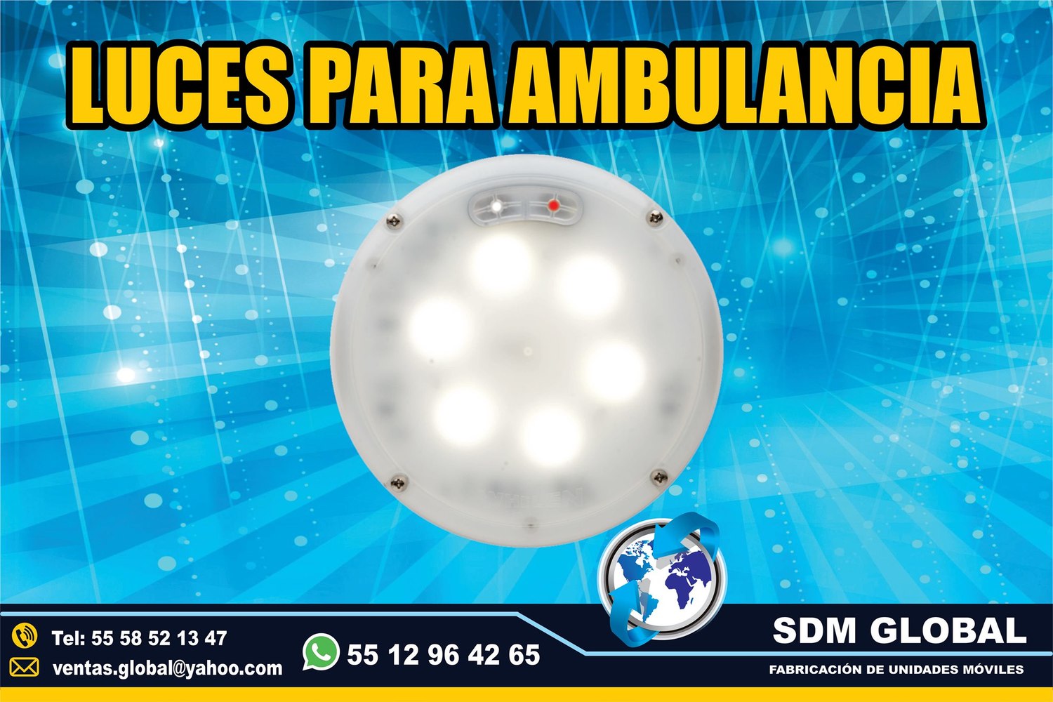 Venta de Luces Perimetrales para Ambulancias de Traslado